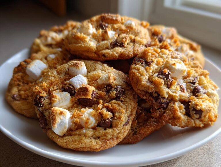 Pumpkin S'mores Cookies