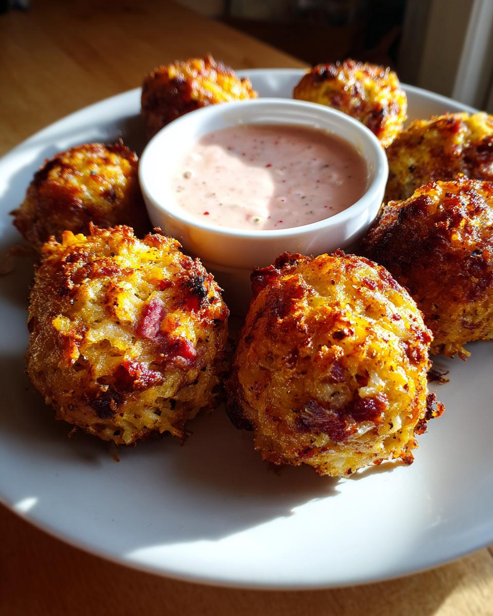 Reuben Balls with Spicy Thousand Island Dipping Sauce - detail 2