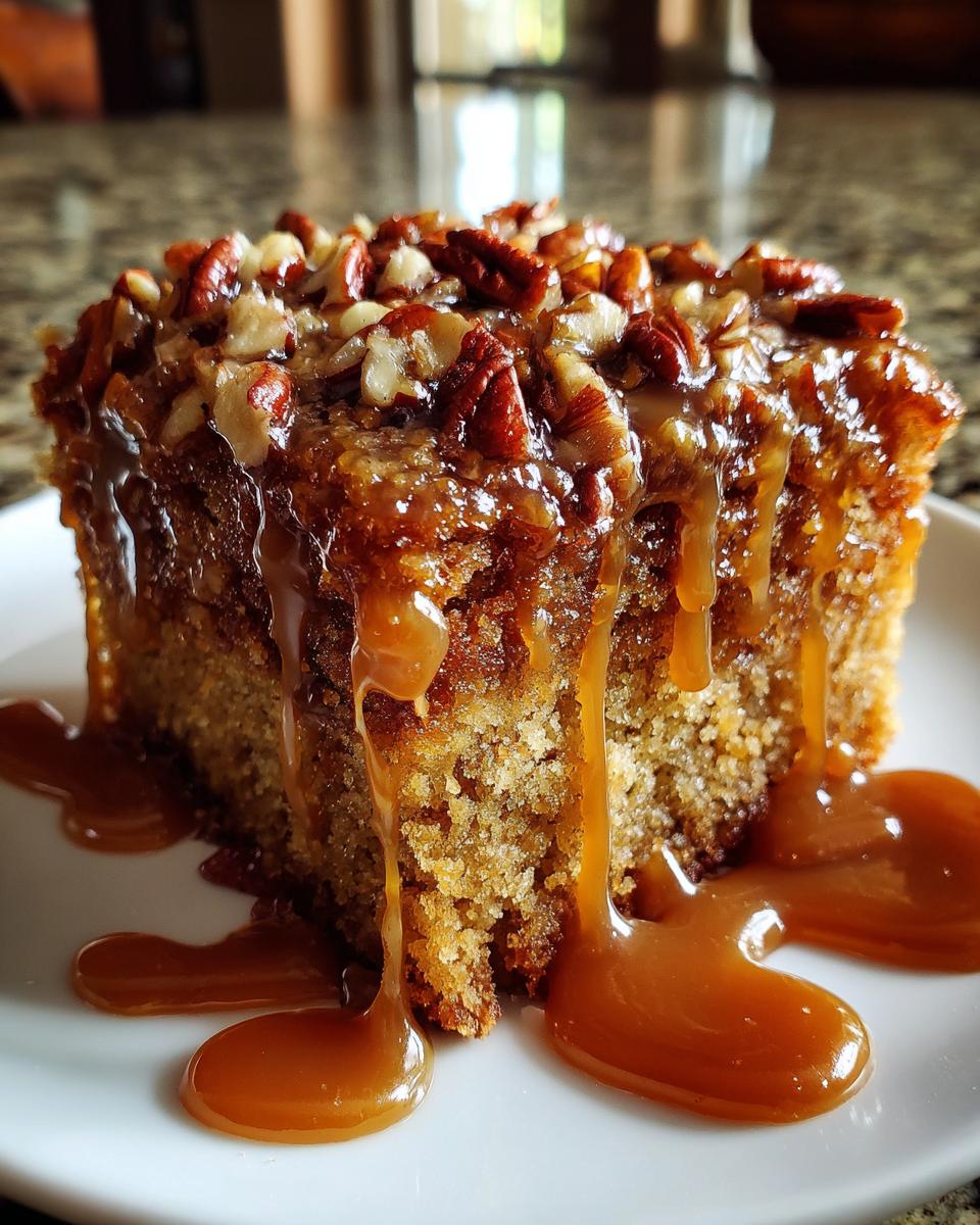 Salted Caramel Apple Sheet Cake - detail 1