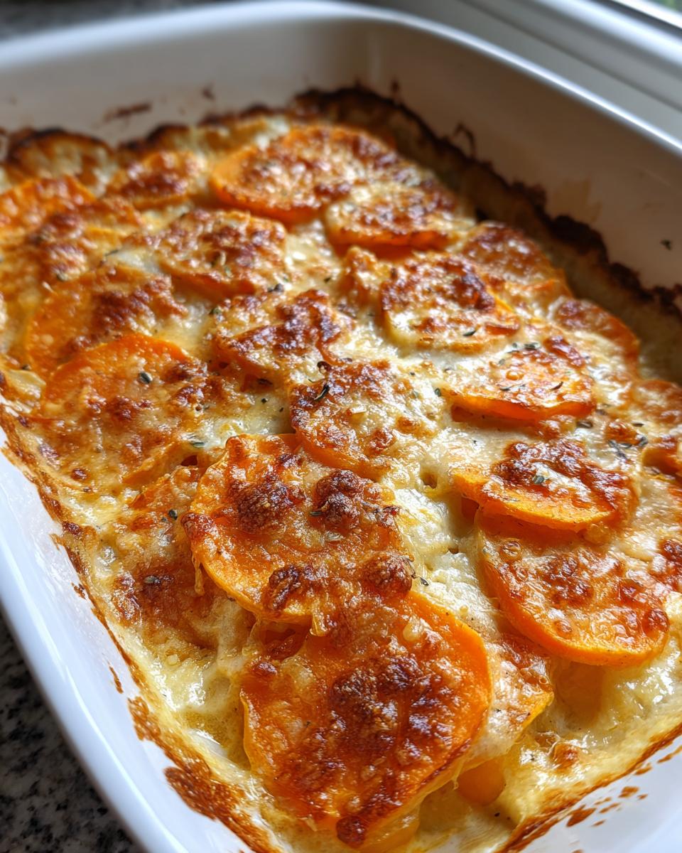 Scalloped Sweet Potatoes - detail 1