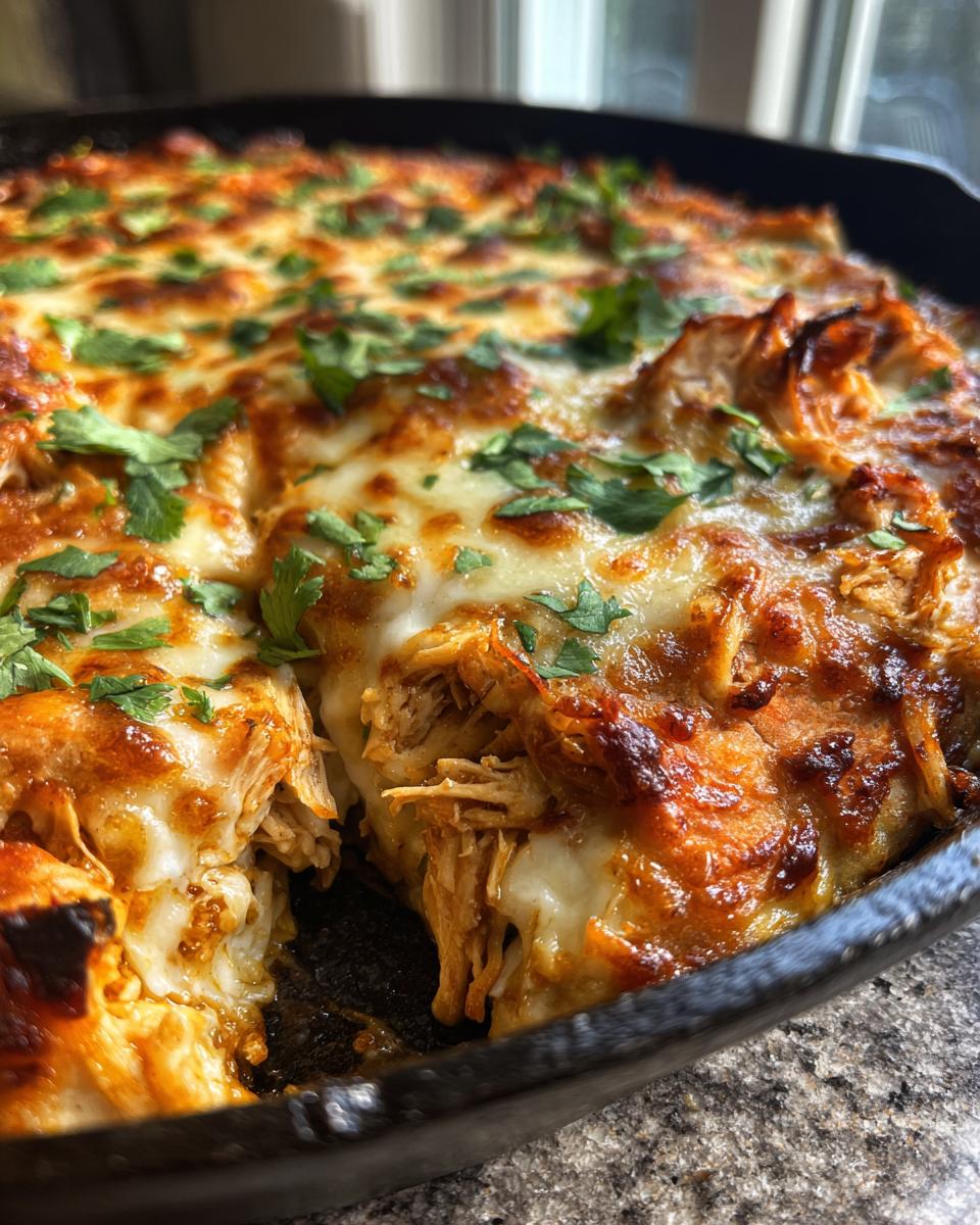 Skillet Chipotle Chicken Enchilada Bake - detail 1