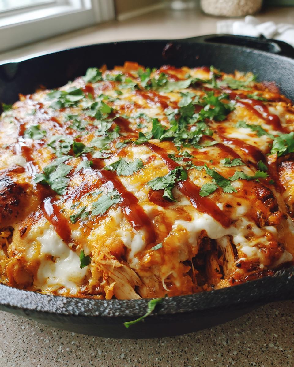 Skillet Chipotle Chicken Enchilada Bake - detail 2