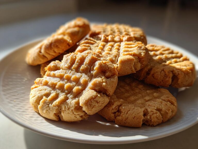 Soft & Chewy Peanut Butter Cookies