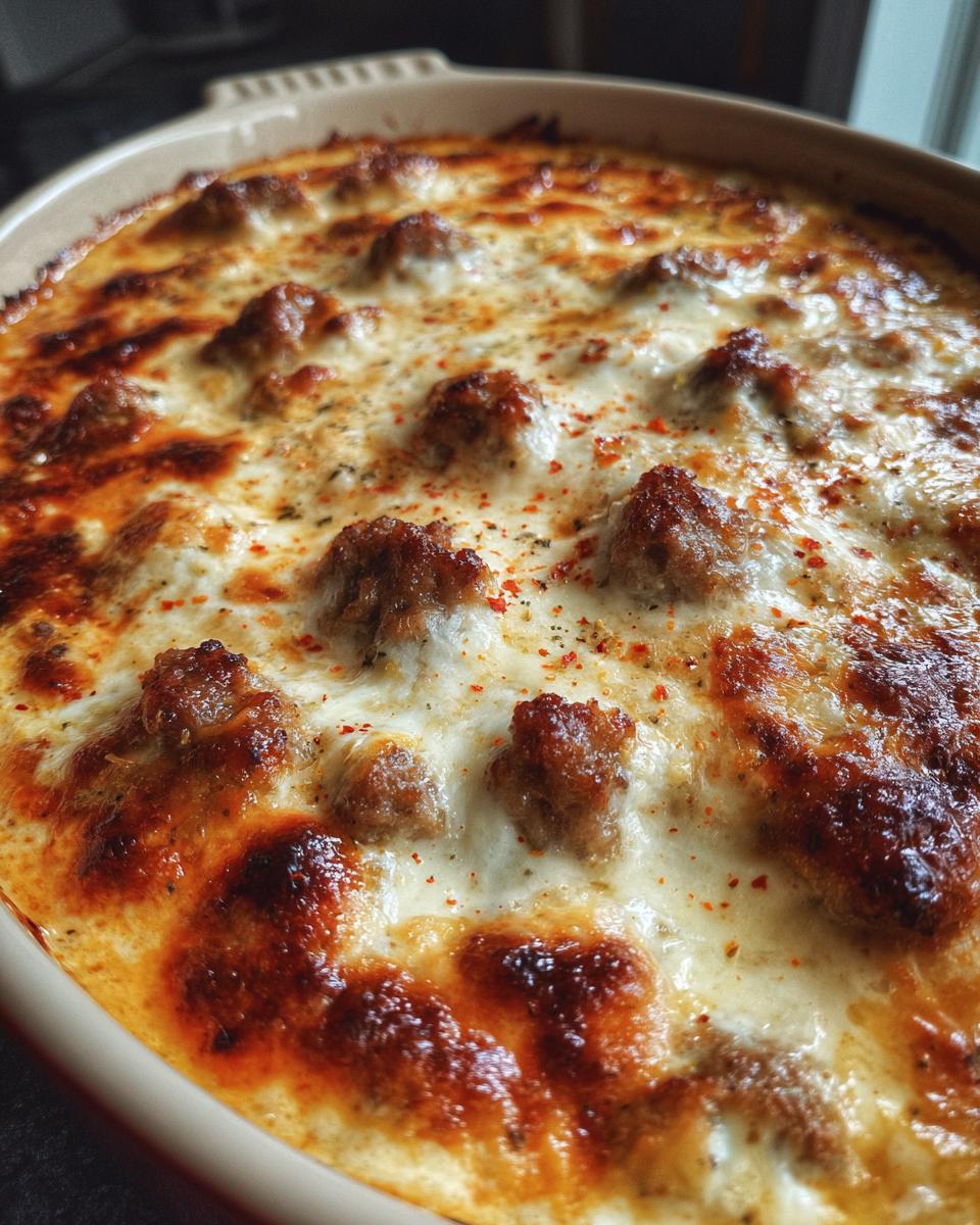 Spicy Italian Sausage Dip - detail 2