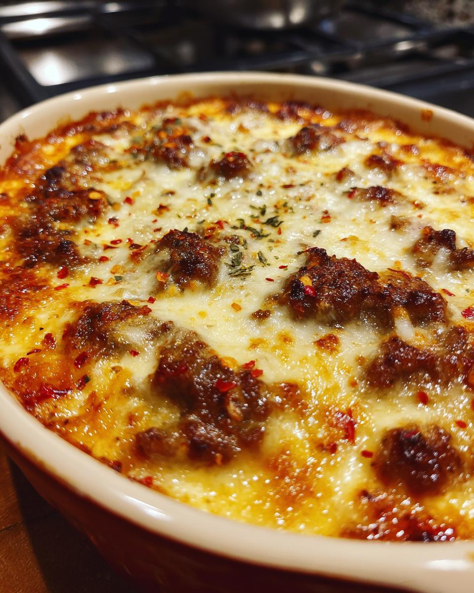 Spicy Italian Sausage Dip - detail 3