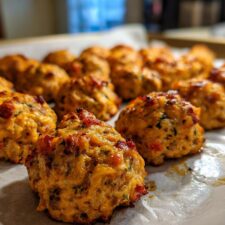 Spicy Rotel Cream Cheese Sausage Balls: 5-Ingredient Game Day Bliss