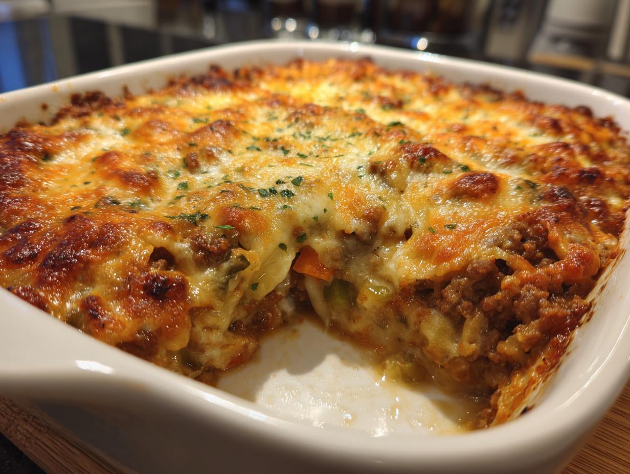 Ultimate Hobo Casserole with Ground Beef