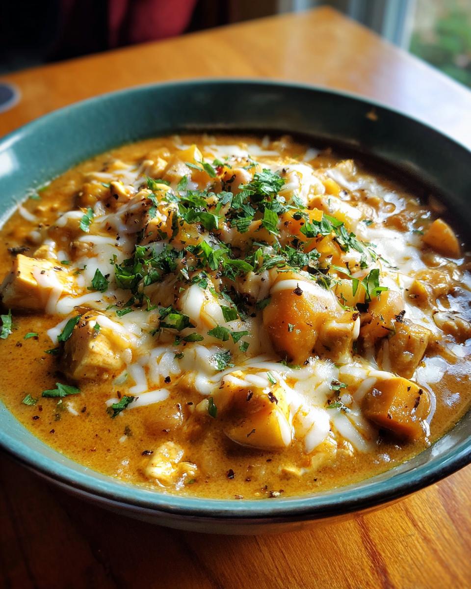 White Cheddar Apple Chicken Chili - detail 2