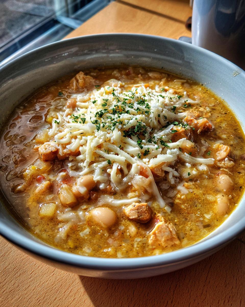 White Cheddar Apple Chicken Chili - detail 4