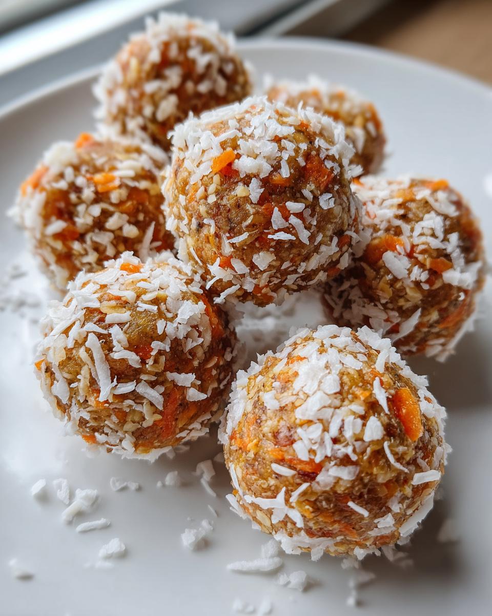 carrot cake energy balls - detail 1