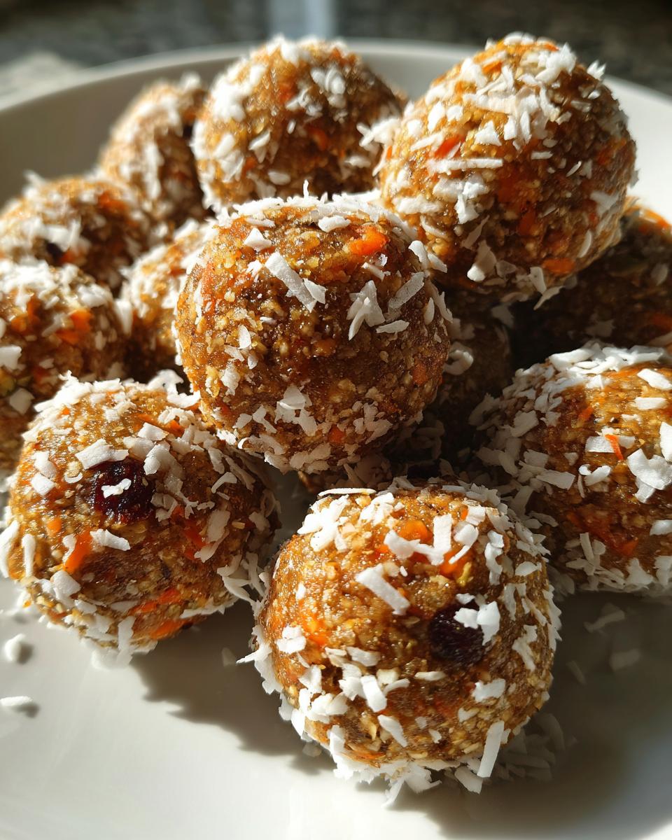 carrot cake energy balls - detail 3