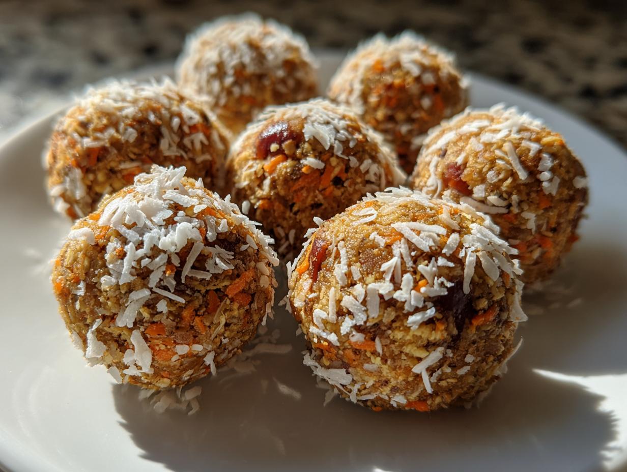 carrot cake energy balls