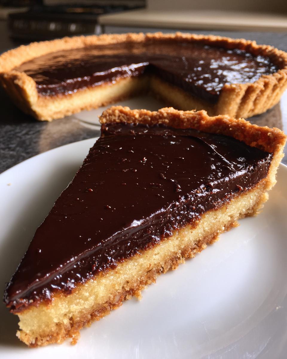 chocolate tart - detail 2