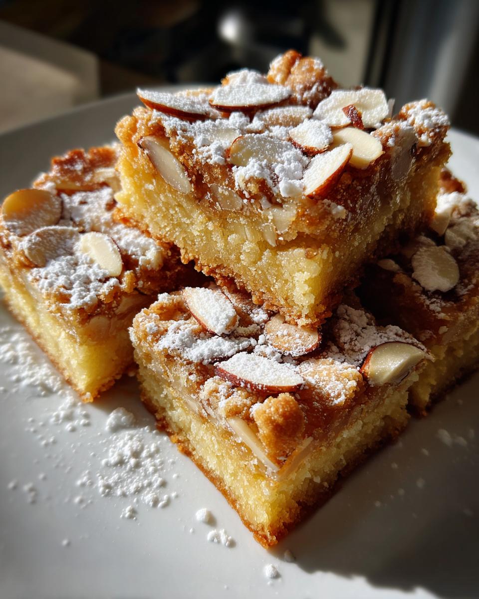 Almond Marzipan Cookie Bars - detail 1