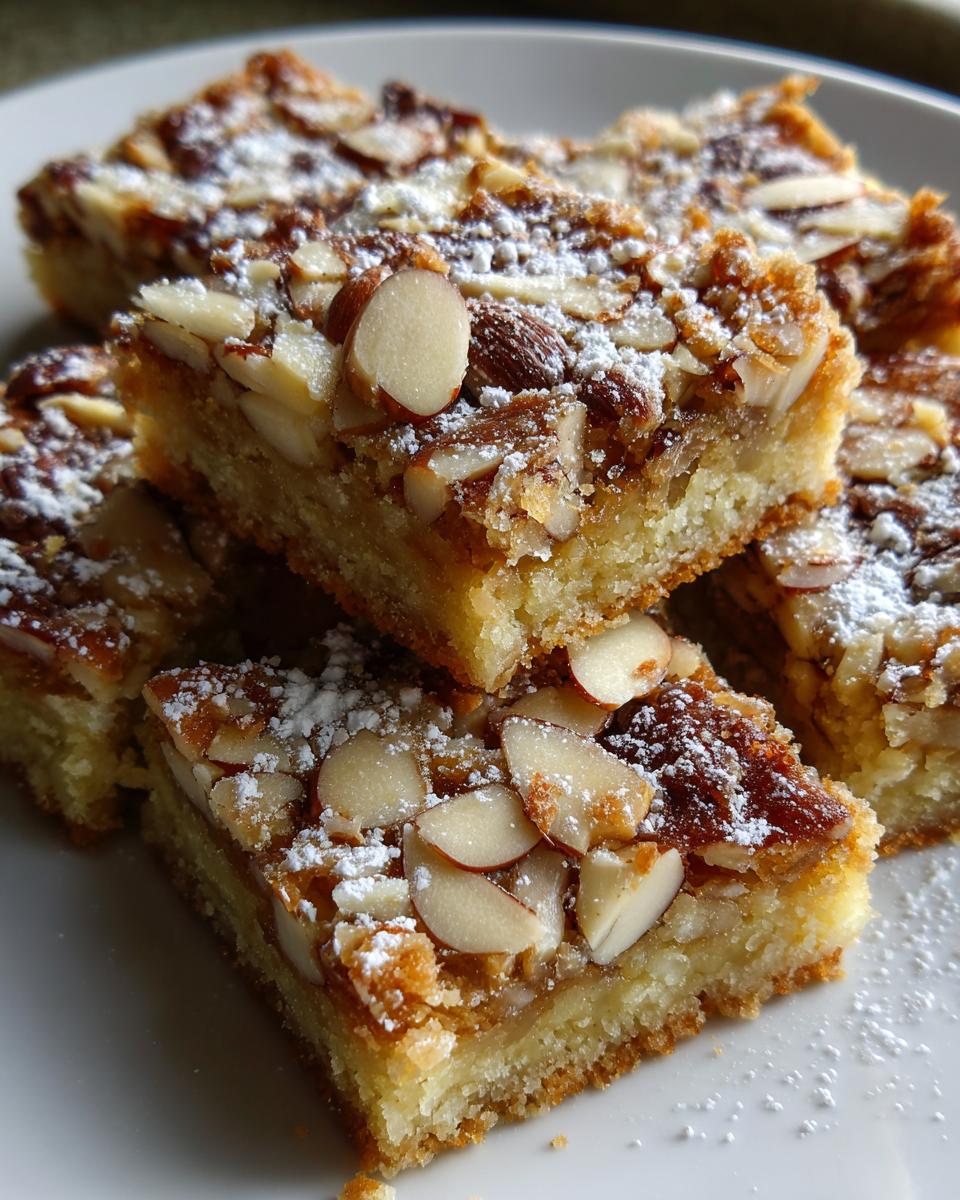 Almond Marzipan Cookie Bars - detail 2
