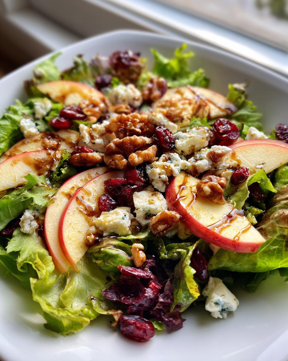 Apple Cranberry Walnut Salad Recipe - detail 2