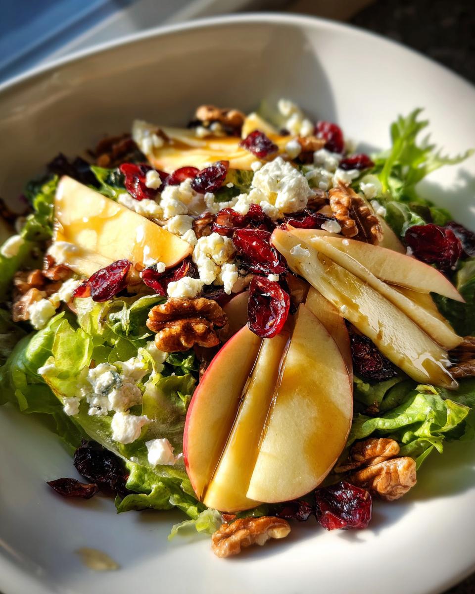 Apple Cranberry Walnut Salad Recipe - detail 3