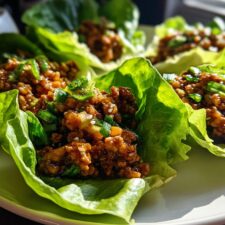 25-Minute Asian-Style Ground Beef Lettuce Wraps You’ll Crave