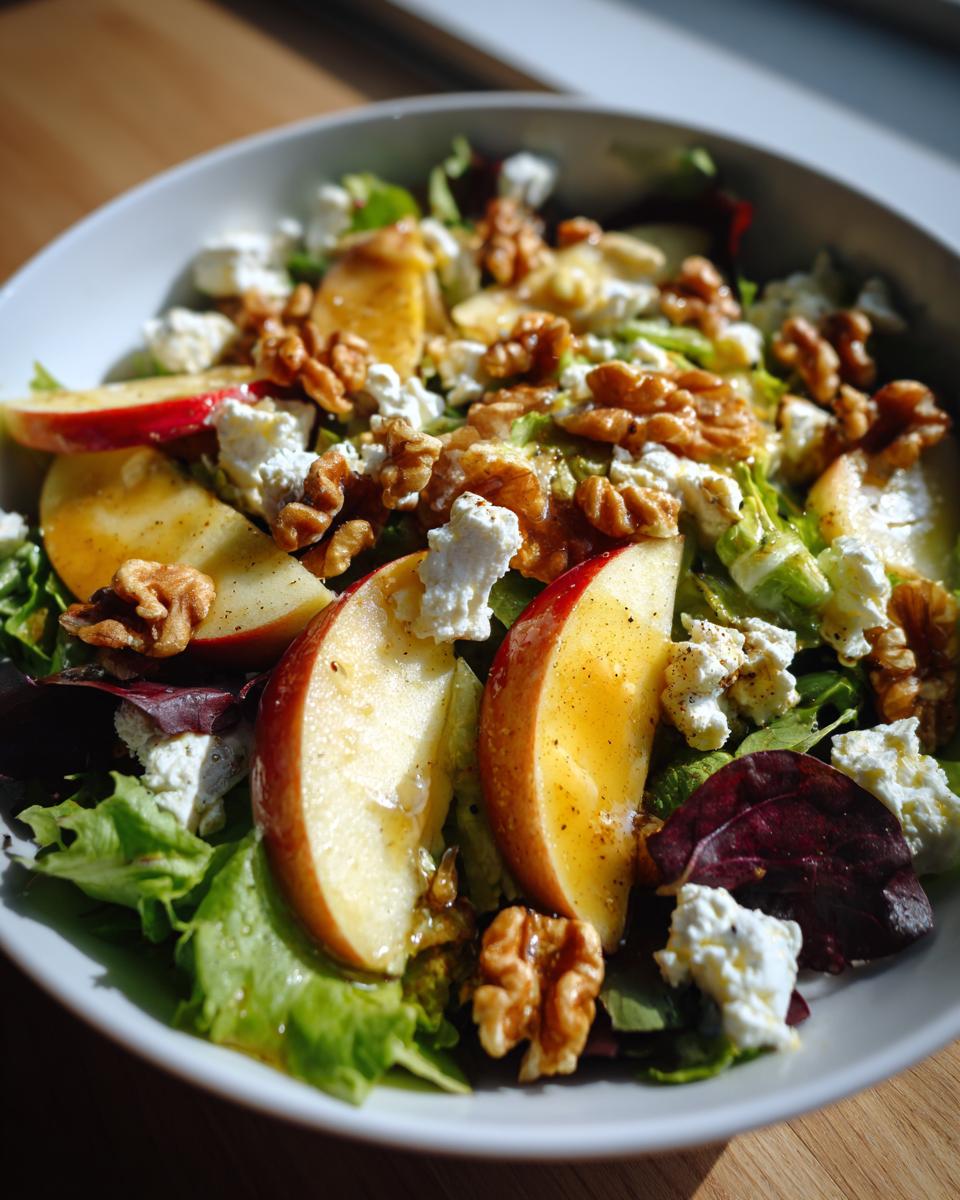 Autumn Harvest Honeycrisp Apple and Feta Salad - detail 1
