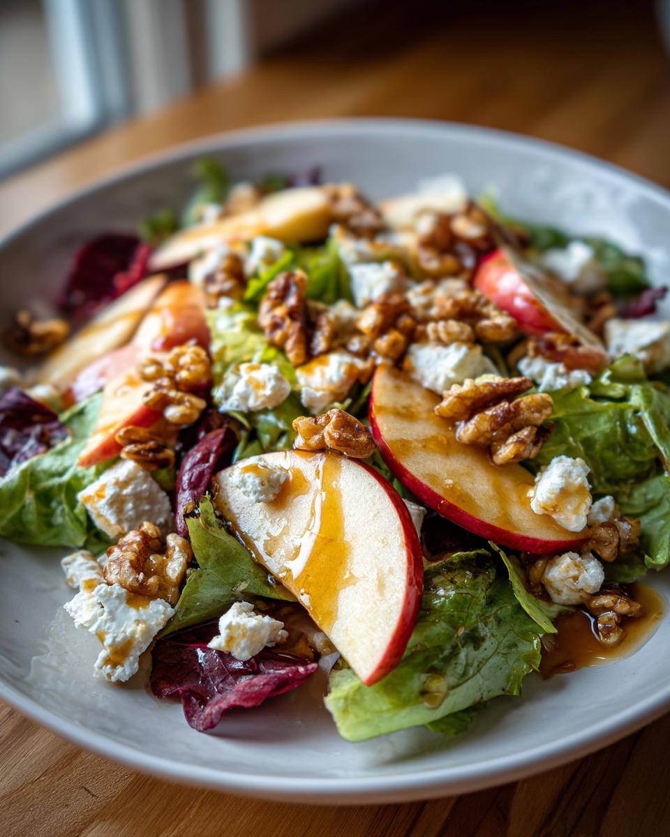 Autumn Harvest Honeycrisp Apple and Feta Salad - detail 2