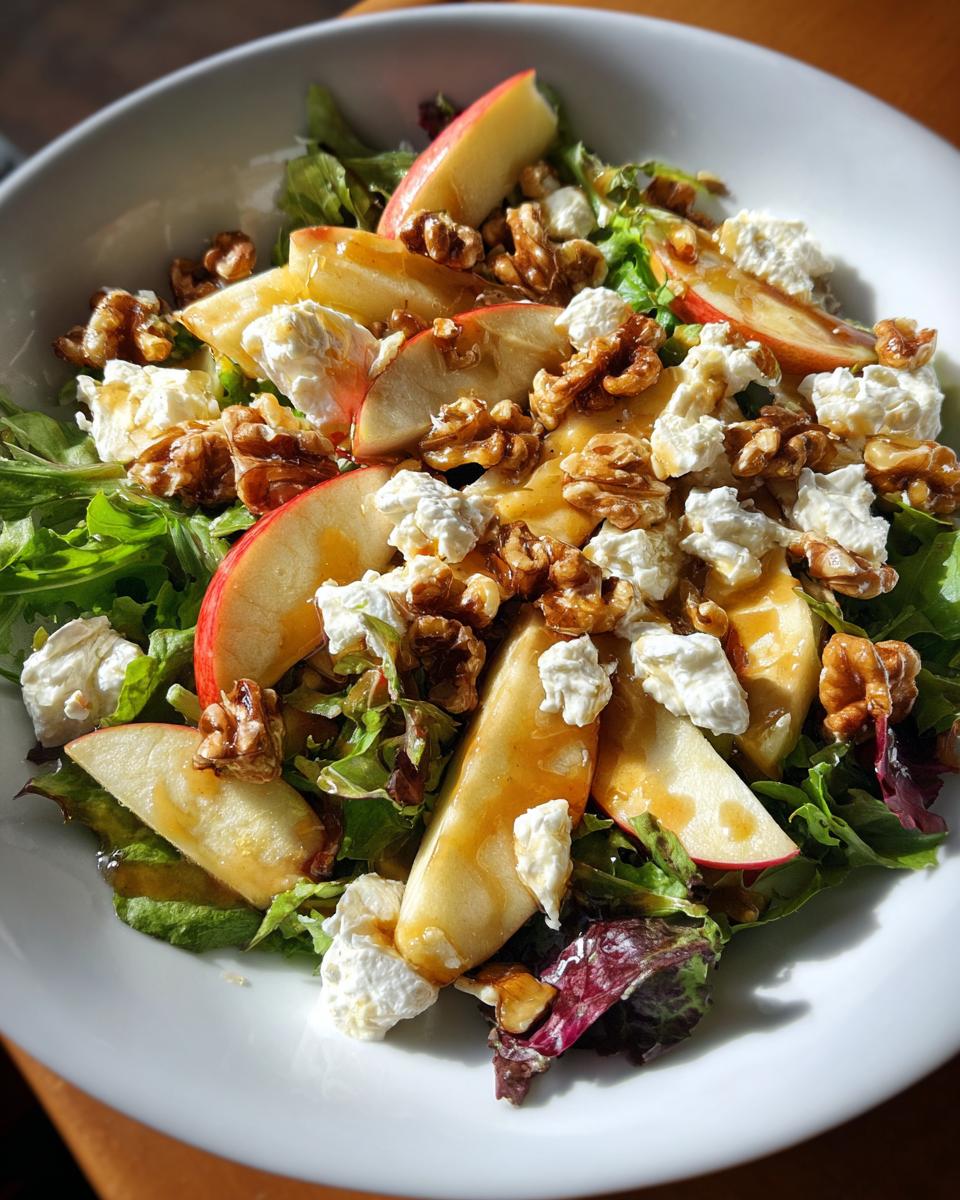 Autumn Harvest Honeycrisp Apple and Feta Salad - detail 3