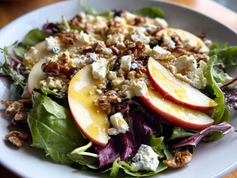 Autumn Harvest Honeycrisp Apple and Feta Salad