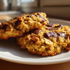 Banana Oatmeal High Protein Breakfast Cookies - 12 Easy Bites of Bliss
