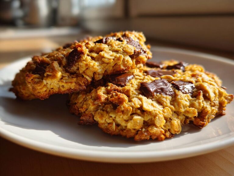 Banana Oatmeal High Protein Breakfast Cookies Recipe
