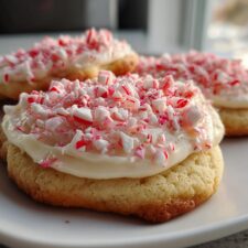 3-Ingredient Magic: Candy Cane Frosted Cookies That Wow