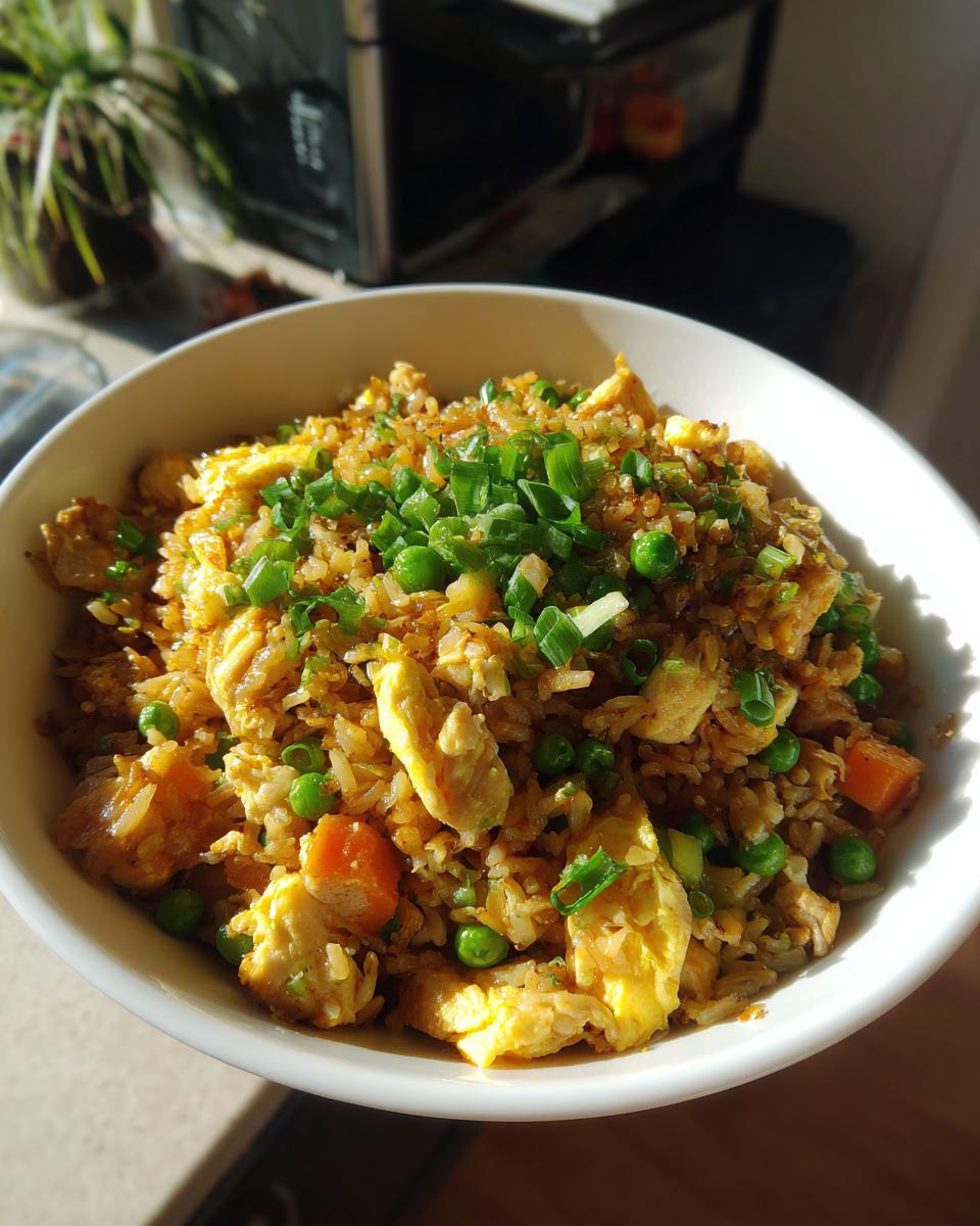 Chinese Chicken Fried Rice Recipe - detail 1