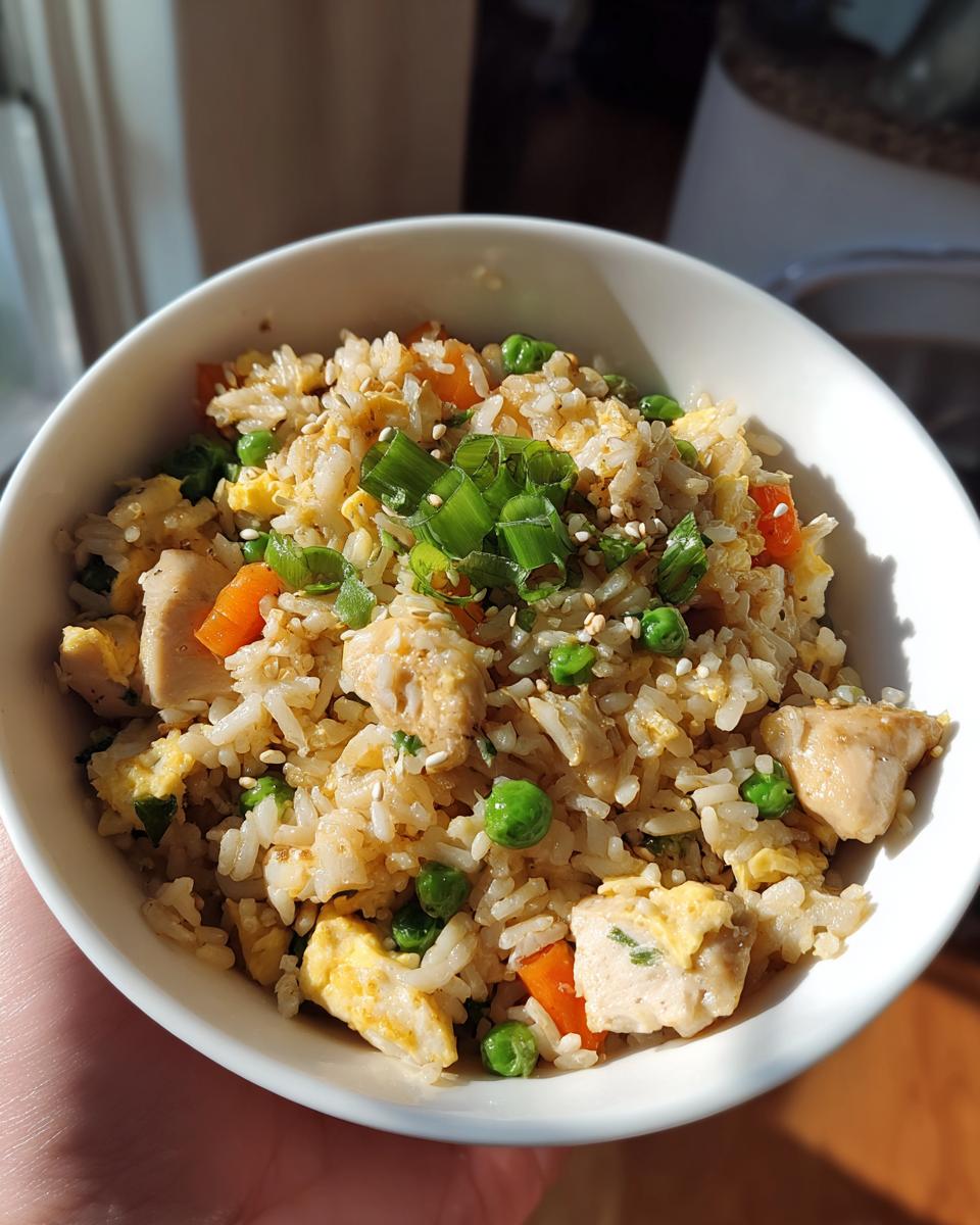 Chinese Chicken Fried Rice Recipe - detail 2