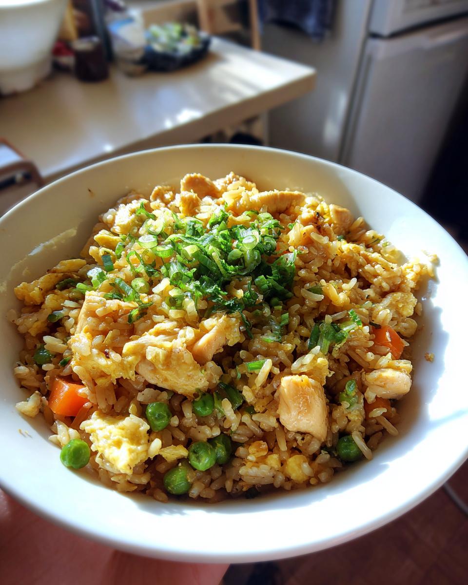 Chinese Chicken Fried Rice Recipe - detail 3