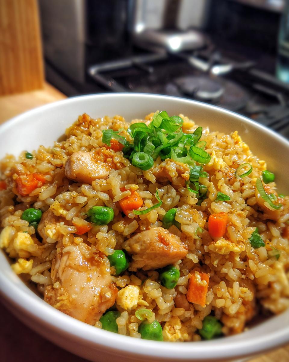 Chinese Chicken Fried Rice Recipe - detail 4