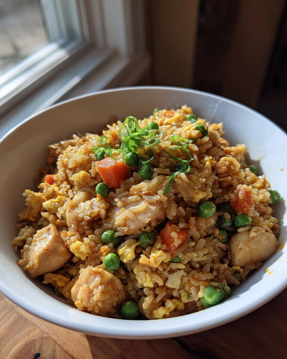 Chinese Chicken Fried Rice Recipe - detail 5