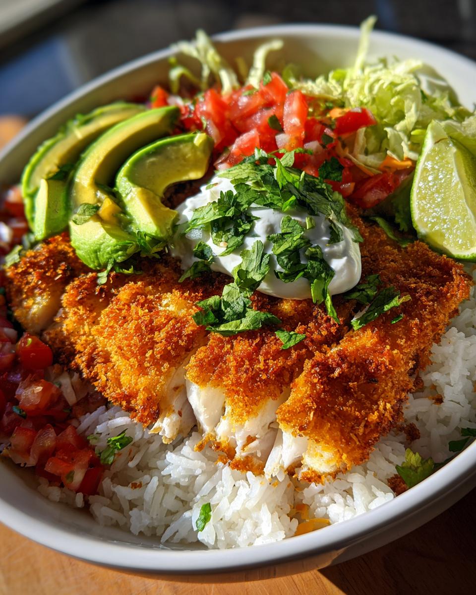 Crispy Fish Taco Bowls - detail 3
