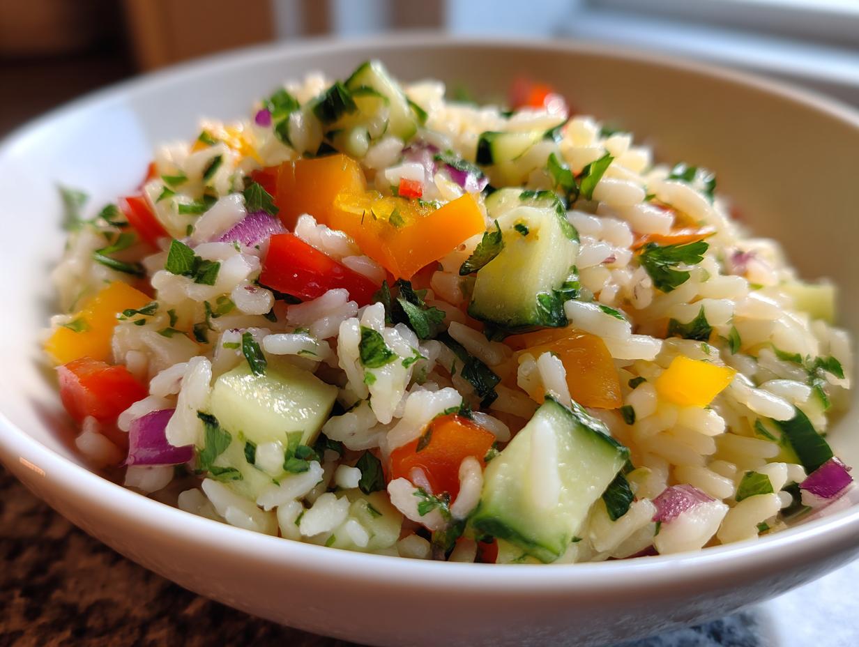 Crunchy Rice Salad