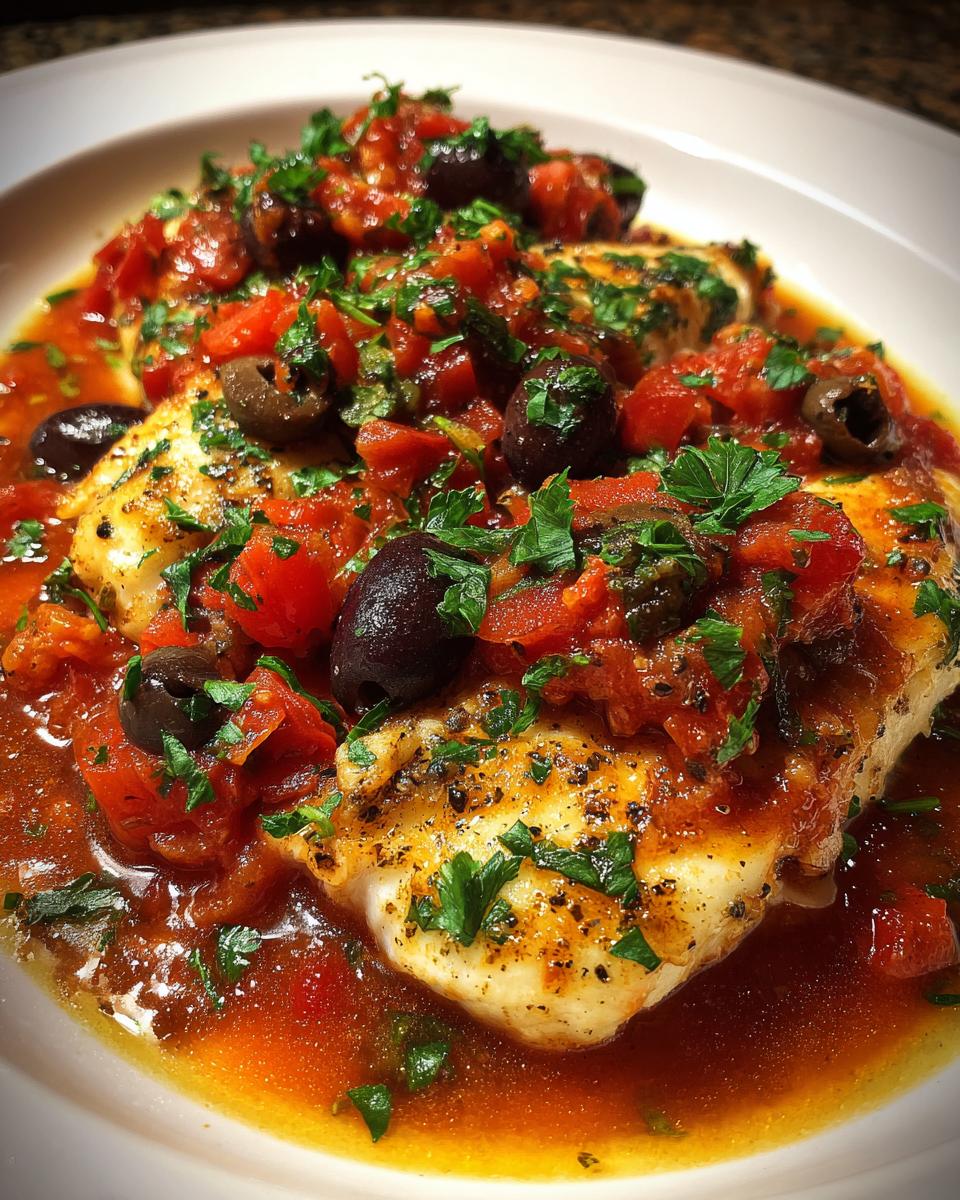 Fish Puttanesca - detail 2