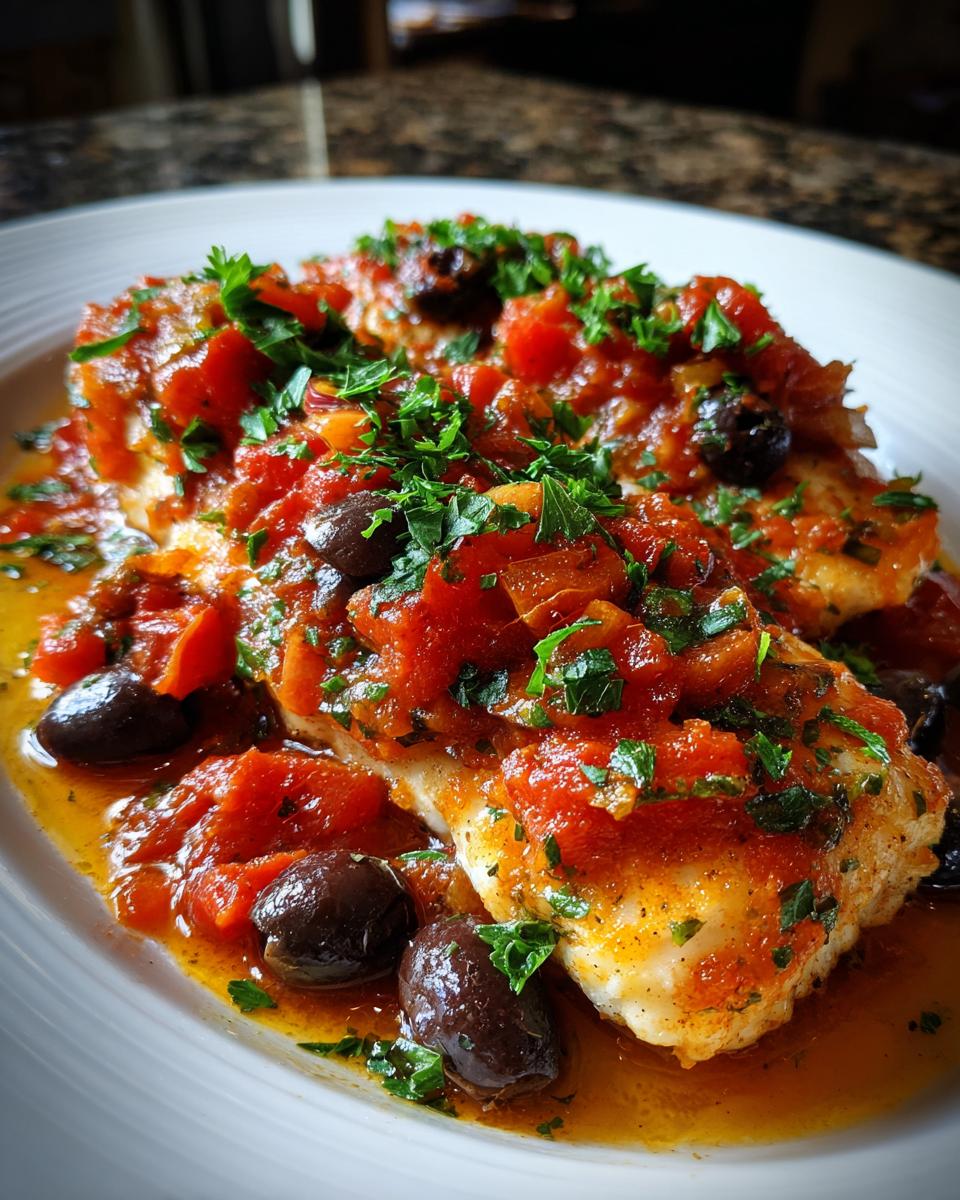 Fish Puttanesca - detail 3