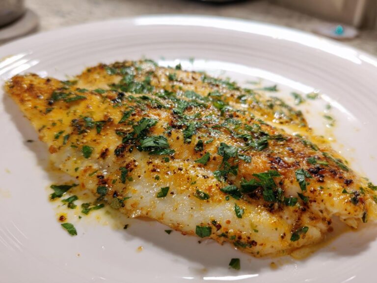 Garlic Butter Oven Baked Tilapia