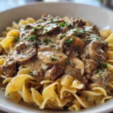 1 Dreamy Ground Beef Stroganoff Ready in 30 Minutes