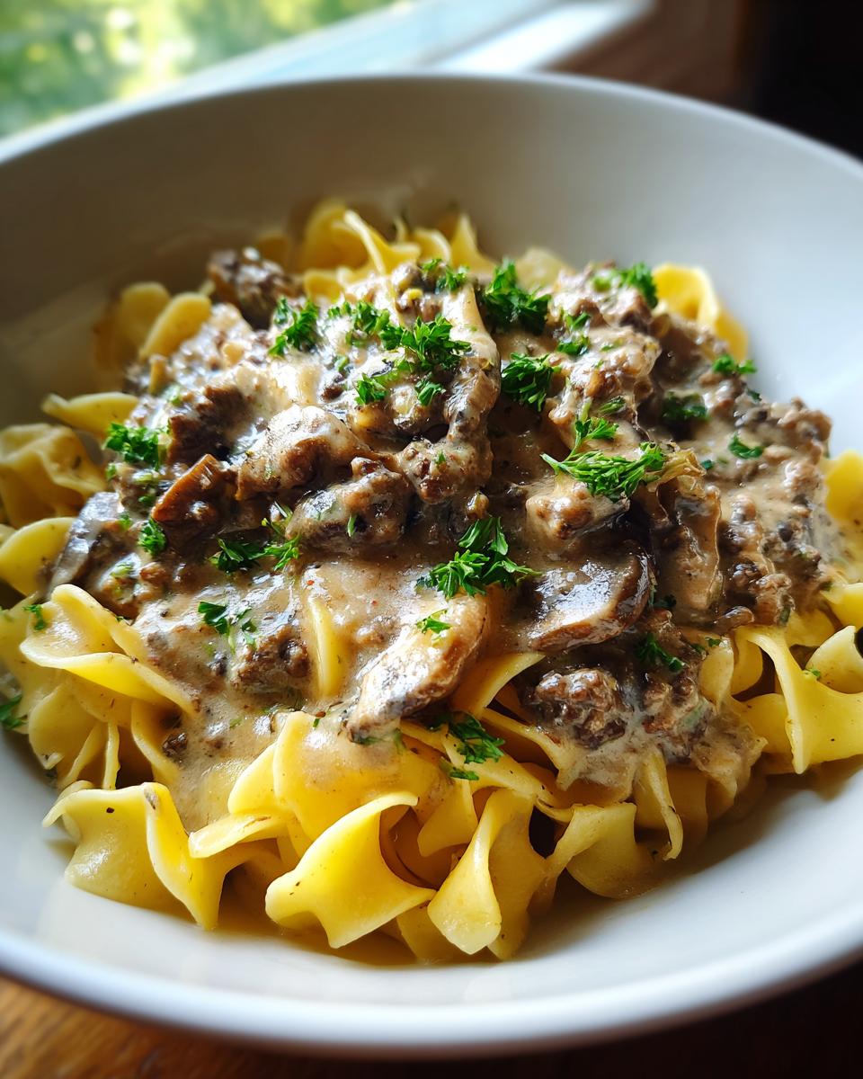 Ground Beef Stroganoff - detail 4