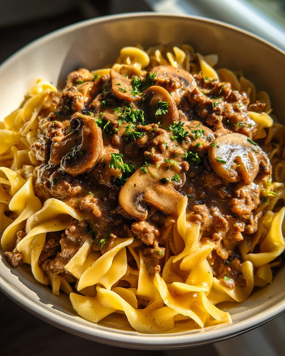 Ground Beef Stroganoff - detail 5