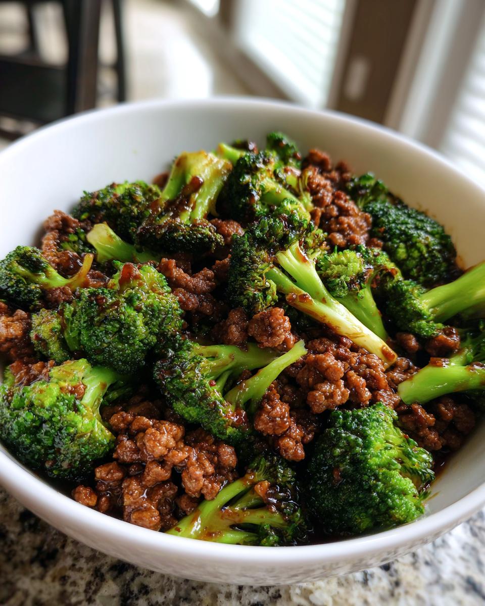 Ground Beef and Broccoli - detail 3