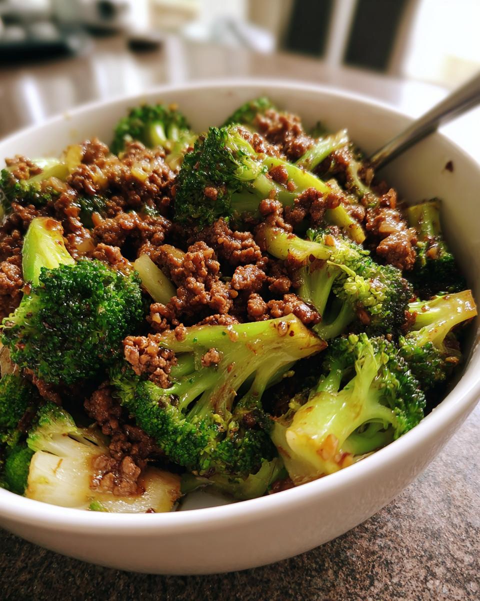 Ground Beef and Broccoli - detail 4