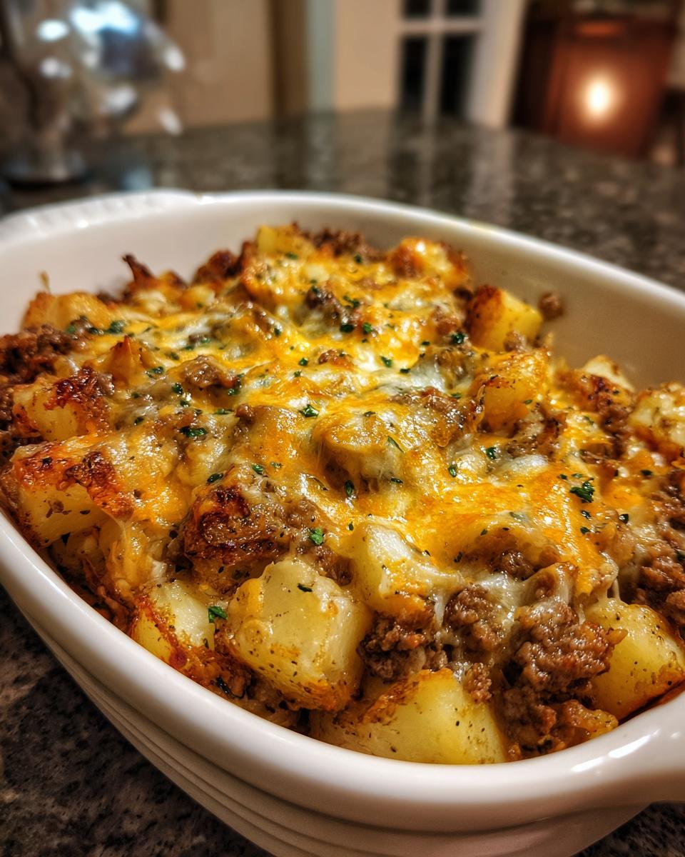 Hobo Casserole with Ground Beef & Potatoes - detail 2