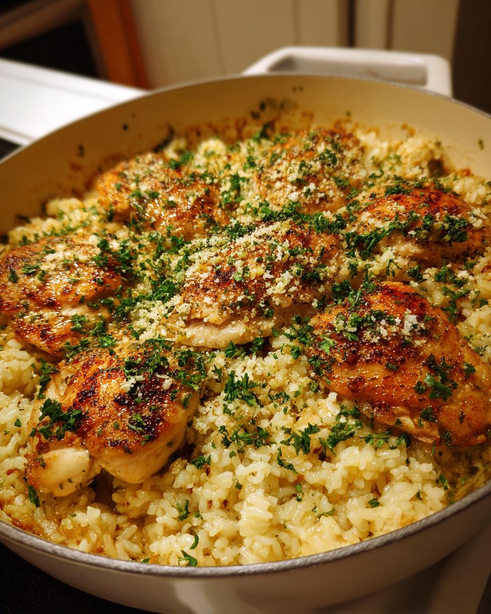 Irresistible Garlic Butter Chicken and Rice Casserole - detail 1