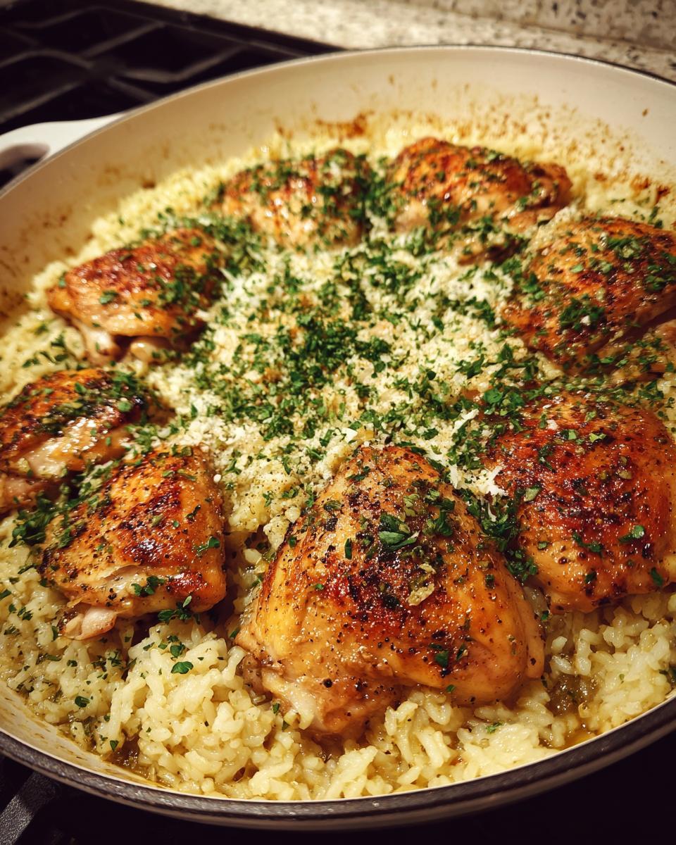 Irresistible Garlic Butter Chicken and Rice Casserole - detail 2