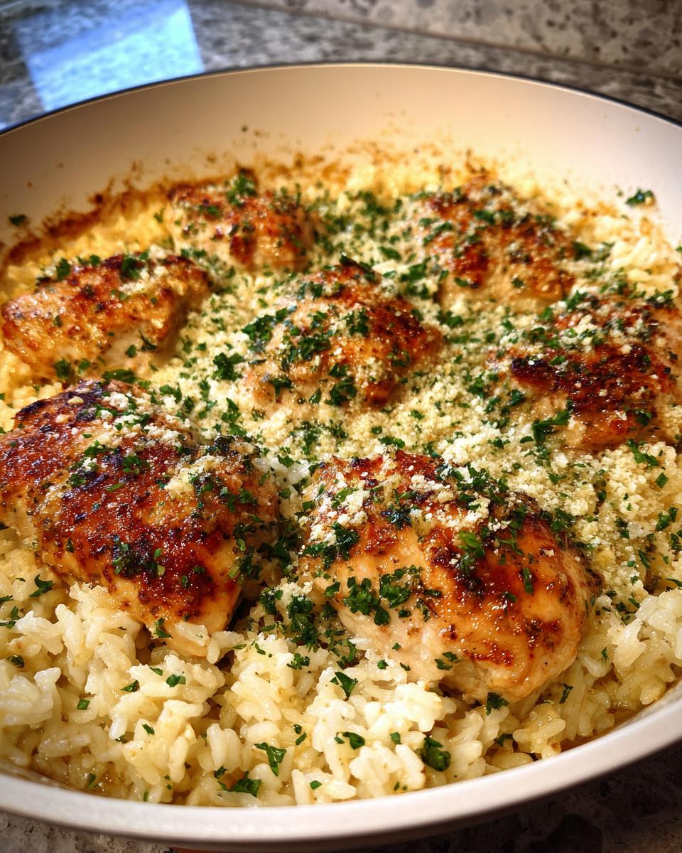 Irresistible Garlic Butter Chicken and Rice Casserole - detail 3