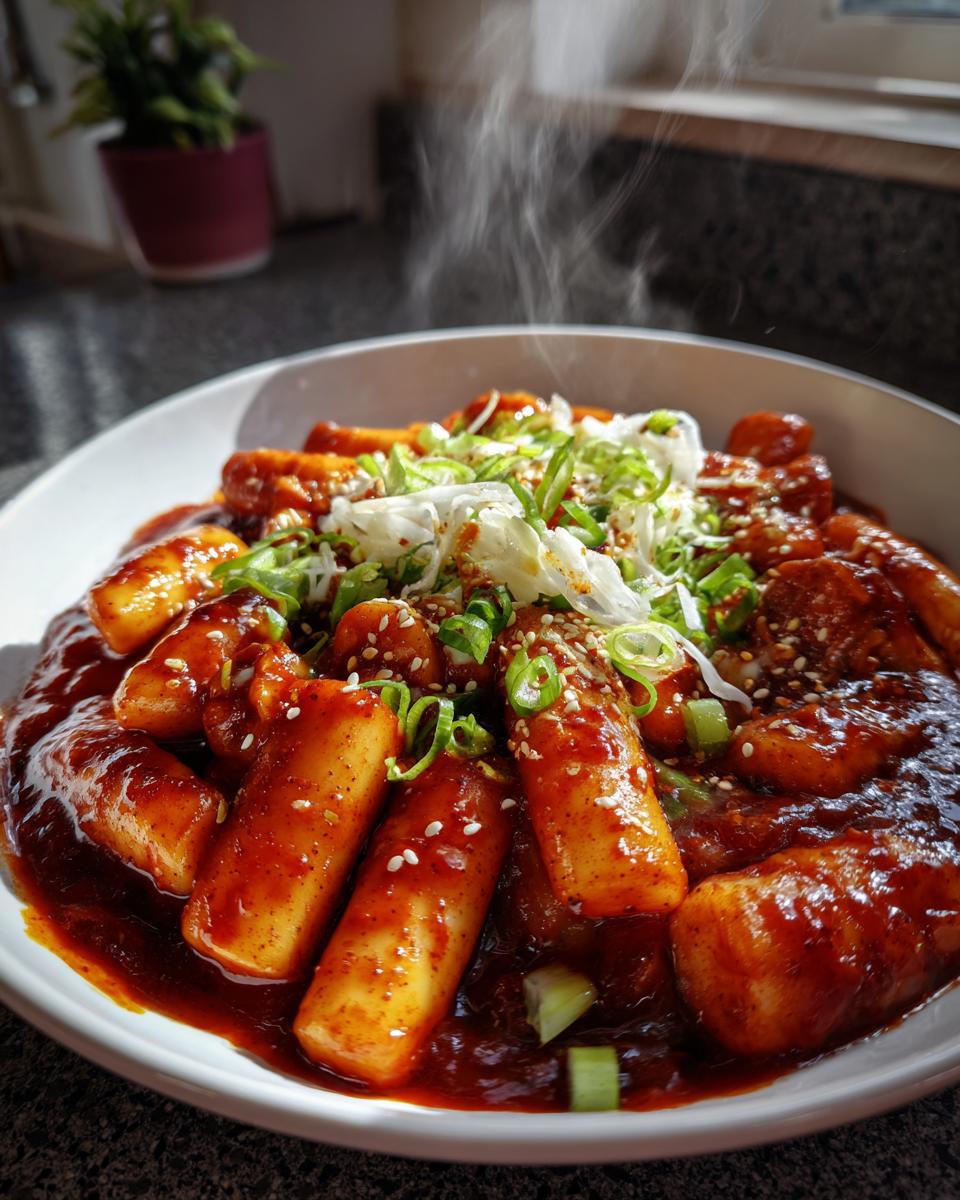 Korean Spicy Rice Cakes (Tteokbokki) - detail 1