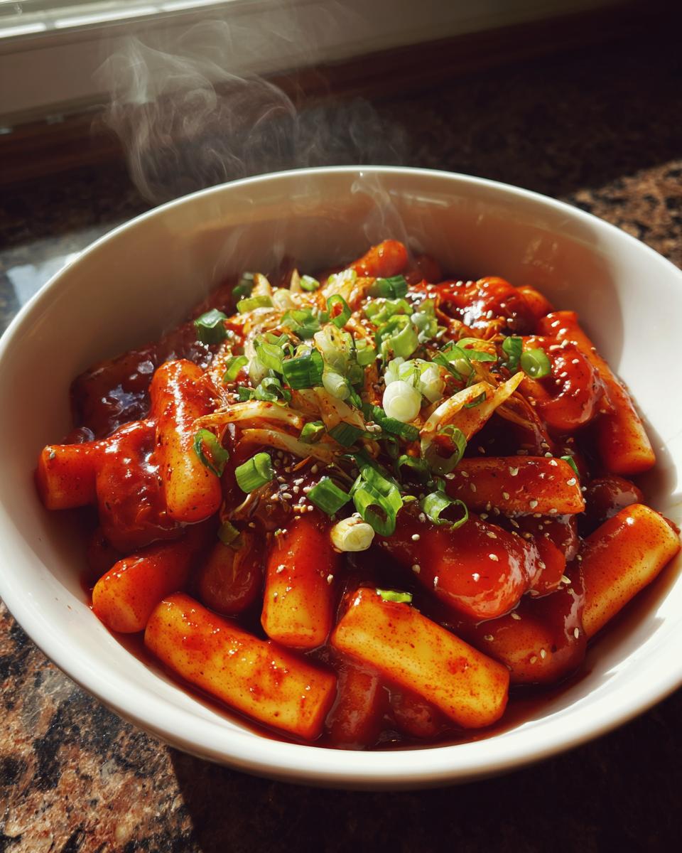 Korean Spicy Rice Cakes (Tteokbokki) - detail 2